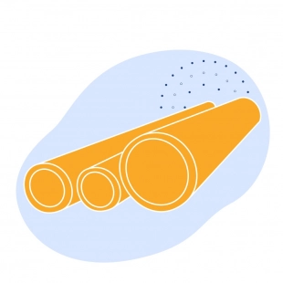Труба нержавеющая электросварная 820х16 мм 12Х18Н10Т ГОСТ 10704-91
