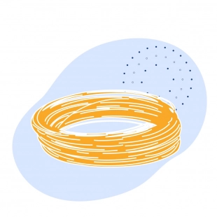 Канат одинарной свивки ТК 15 мм ГОСТ 3063-80