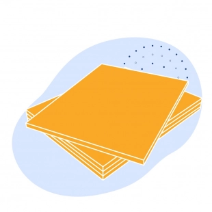 Текстолит листовой электротехнический 4.5 мм Б ГОСТ 2910-74