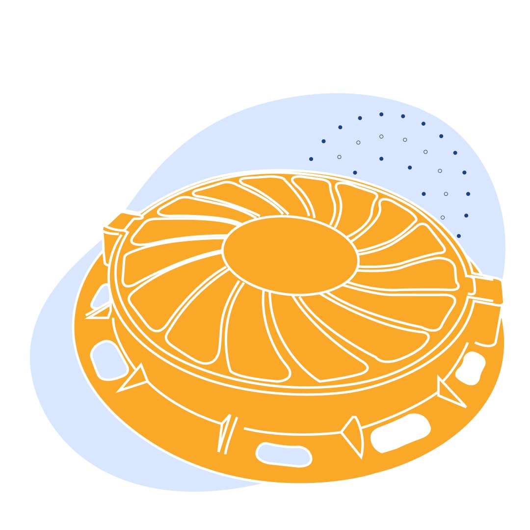 Люк тяжелый 800x580x90 мм 100 кг