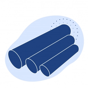 Труба оцинкованная электросварная прямошовная 177.8х7 мм Ст2пс ГОСТ 10704-91