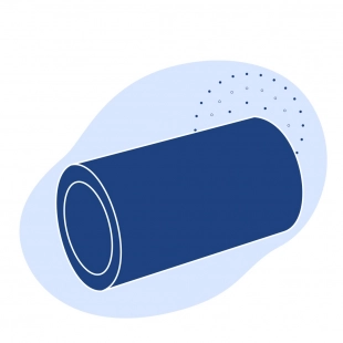 Полиэтиленовая газовая труба 160х11.8 мм SDR 13.6 ПЭ 80 желтая